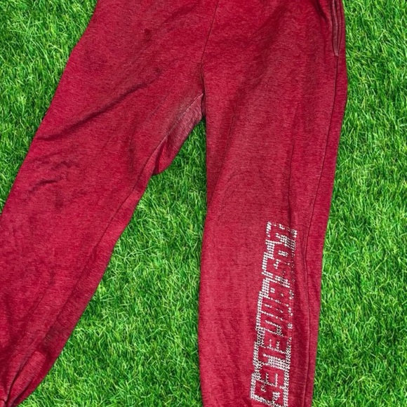 Fashion Nova Red Jumpsuit with Los Angeles Jewel print - Picture 3 of 4